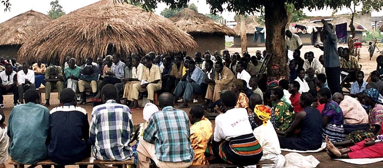 An example of Village Consensus Meeting